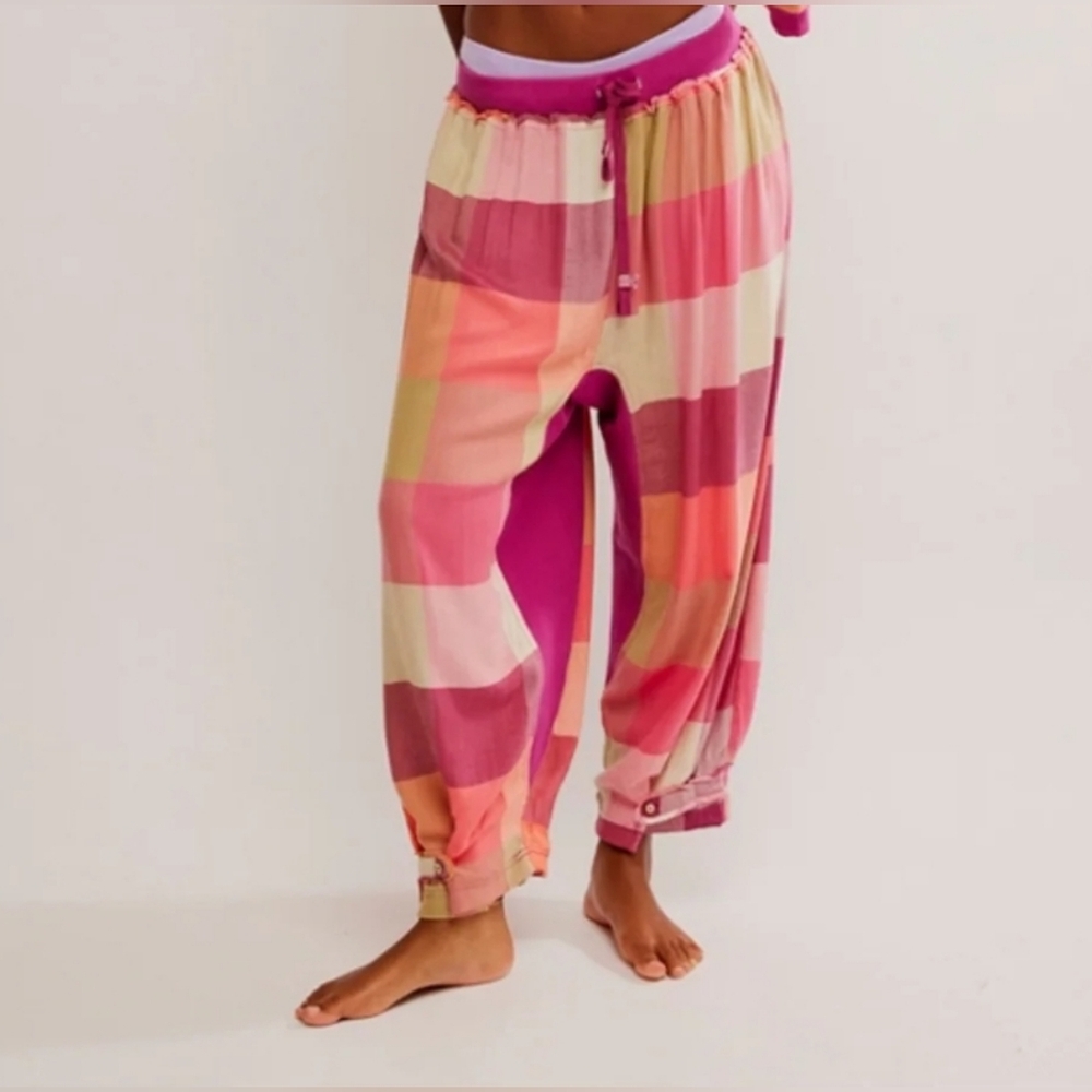 Free People Sugar Cookie Flannel 2-Piece Set/ Warm Combo - Picture 2 of 16